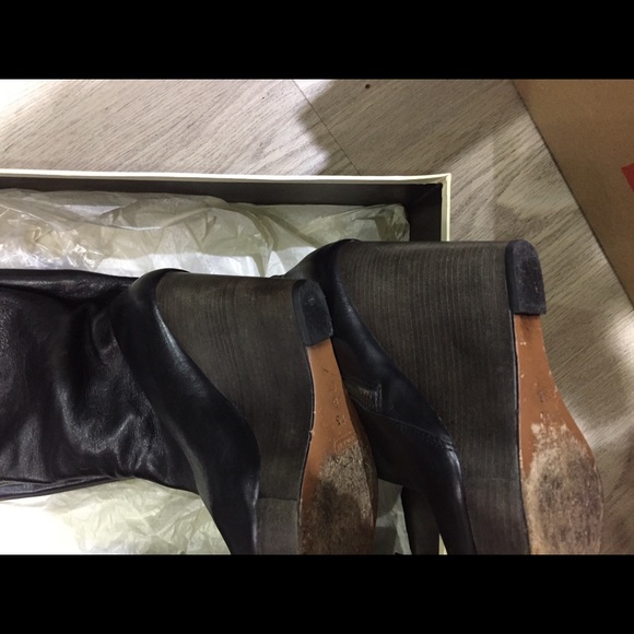 Coach ‘Lavish’ wedge black boots 7.5 - Picture 6 of 7